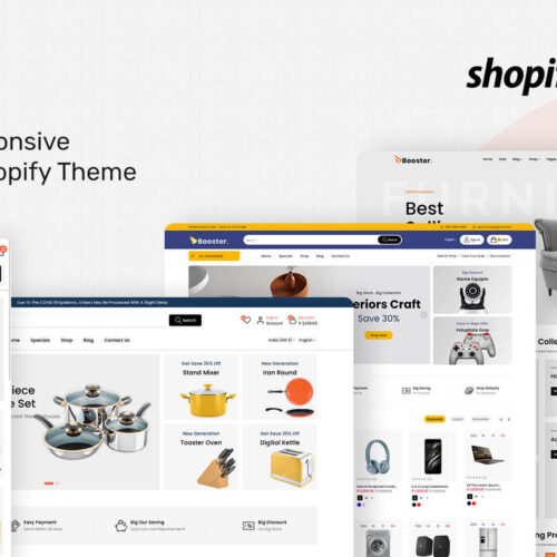 Booster multipurpose Supermarket Shopify 2.0 Theme